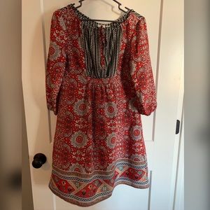 Boho Paisley Summer Dress